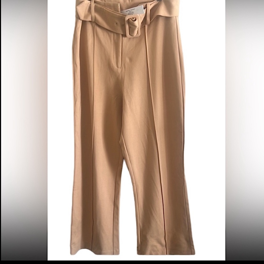 Drew wool blend camel ponte pant NWT (228$ msrp)